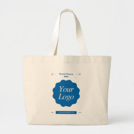 Zakelijk Merk Logo | Aangepast bedrijfsmerk Grote Tote Bag