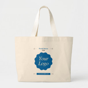 Zakelijk Merk Logo   Aangepast bedrijfsmerk Grote Tote Bag
