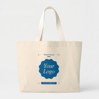 Zakelijk Merk Logo | Aangepast bedrijfsmerk Grote Tote Bag