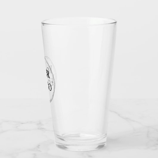 Zakelijk merk Logo Modern Bier Glas (Links)