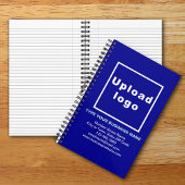 Zakelijk merk op blauw Notitieboek