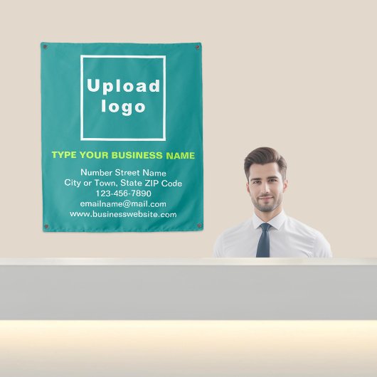 Zakelijk Merk op Blauwgroen Groen Tapestry Wandkleed