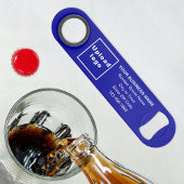 Zakelijk merk op Blue Bottle Opener Speed Flessenopener