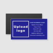 Zakelijk merk op Blue Magnetic Kaart (Voorkant / Achterkant)