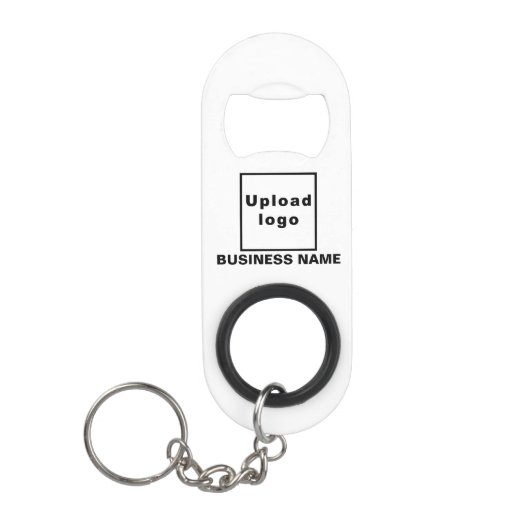 Zakelijk merk op flesopener met Sleutelhanger Mini Flessenopener (Voorkant)