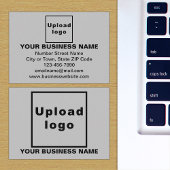 Zakelijk merk op Grey Rectangle Enclosure Kaart