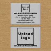 Zakelijk merk op Grey Rectangle Enclosure Kaart