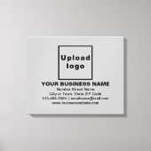 Zakelijk merk op grijs rivierschilderafdrukken canvas afdruk (Voorkant)