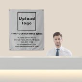 Zakelijk merk op Grijs Tapestry Wandkleed