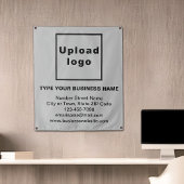 Zakelijk merk op Grijs Tapestry Wandkleed