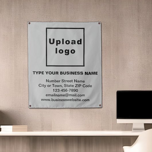 Zakelijk merk op Grijs Tapestry Wandkleed