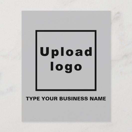 Zakelijk merk op grijs vel (Achterkant)