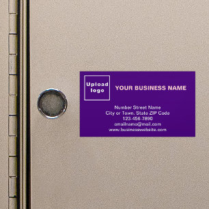 Zakelijk merk op kleine magnetisch-Paarse Kaart Magnetisch Visitekaartje