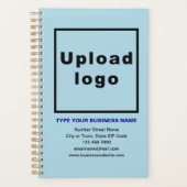 Zakelijk merk op Lichtblauw Hoesje van Planner (Voorkant)