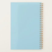 Zakelijk merk op Lichtblauw Hoesje van Planner (Achterkant)