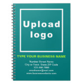 Zakelijk merk op lichtgroen notitieboek (Voorkant)