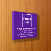 Zakelijk merk op Paarse revisie canvas afdrukken