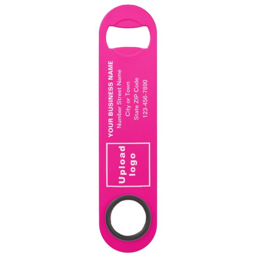 Zakelijk merk op Roze Flesopener Speed Flessenopener (Voorkant)
