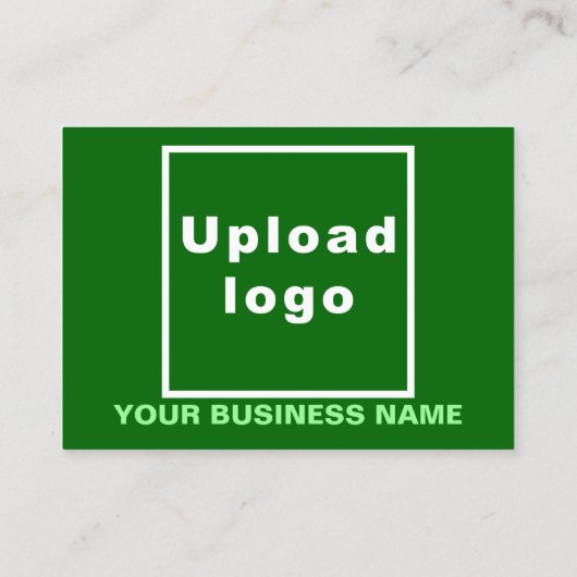 Zakelijk merk op Small Green Rectangle Kaart Visitekaartje (Achterkant)