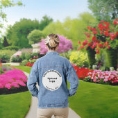 Zakelijk Merk op Vrouwen Denim Jacket