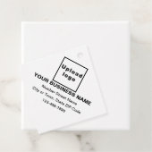 Zakelijk merk op White Diamond Shape Label (In situ)