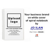 Zakelijk merk op White Spiral Notitieboek