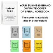 Zakelijk merk op White Spiral Notitieboek