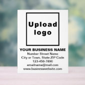 Zakelijk Merk op Wit Acrylaat Bord (Neutraal)