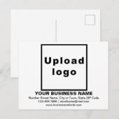 Zakelijk merk op wit Briefkaart (Voorkant / Achterkant)