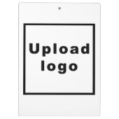 Zakelijk merk op wit klembord (Achterkant)