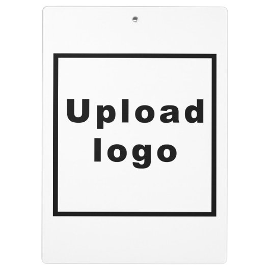 Zakelijk merk op wit klembord (Achterkant)