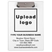 Zakelijk merk op wit klembord (Voorkant)