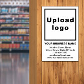 Zakelijk merk op wit Poster