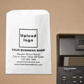 Zakelijk merk op witboek tas bedankzakje