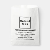 Zakelijk merk op witboek tas bedankzakje (Voorkant)