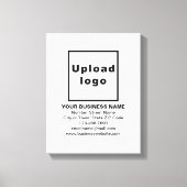 Zakelijk merk op witcanvas afdrukken (Voorkant)