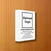 Zakelijk merk op witcanvas afdrukken