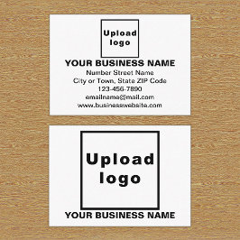 Zakelijk merk op witte rechthoekige behuizing Kaar Informatiekaartje