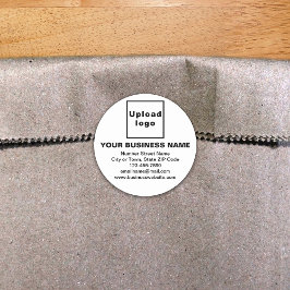 Zakelijk merk op witte Sticker