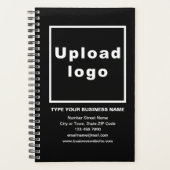 Zakelijk Merk op Zwart Hoesje van Planner (Voorkant)