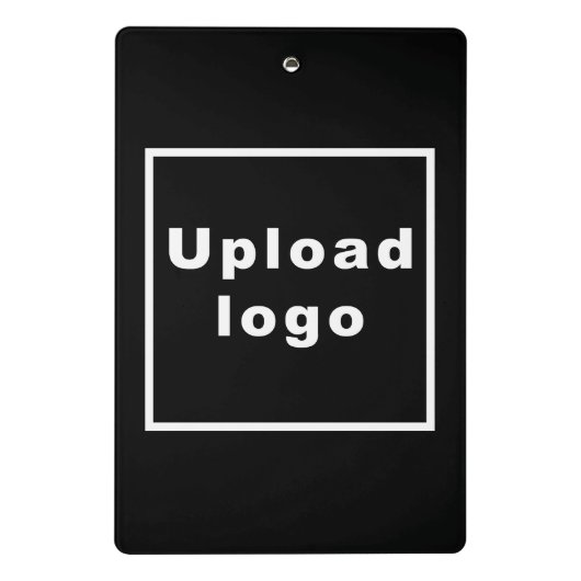 Zakelijk merk op zwart miniklikbord mini klembord (Achterkant)