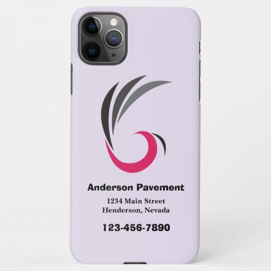 Zakelijk mobiel iPhone hoesje (Achterkant)