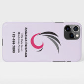 Zakelijk mobiel iPhone hoesje (Achterkant horizontaal)