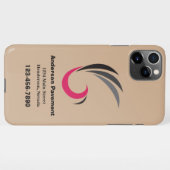 Zakelijk mobiel iPhone hoesje (Achterkant horizontaal)