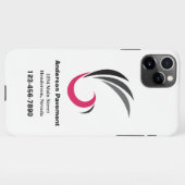 Zakelijk mobiel iPhone hoesje (Achterkant horizontaal)