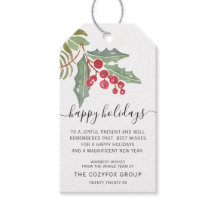 Zakelijk modern script Holly Berry