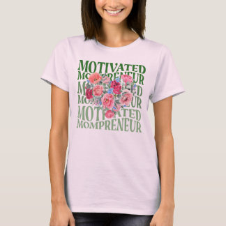 Zakelijk Moeder Ondernemer Floral Graphics ontwerp T-shirt