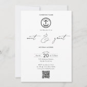 Zakelijk Netwerkdiner Evenement Logo Script Kaart (Voorkant)