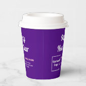 Zakelijk Nieuwjaar Paarse Papier Cup Papieren Bekers (Rechts)