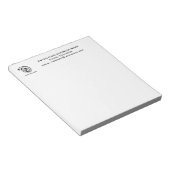 Zakelijk notitieblok met Logo (Schuin)